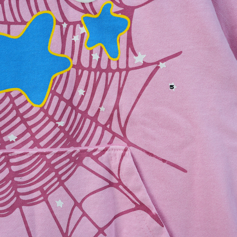 Sp5der Atlanta Hoodie Pink