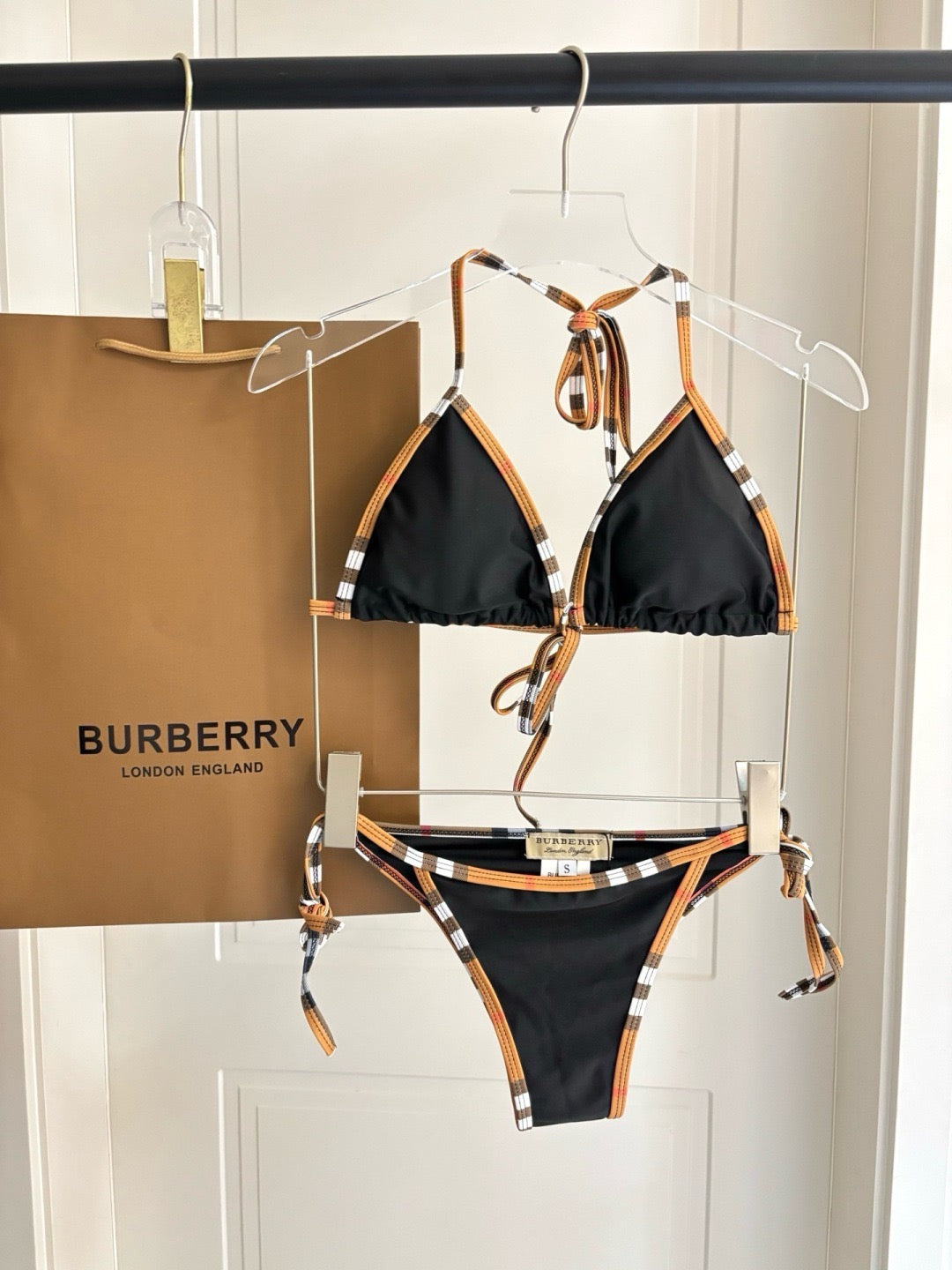 Vintage Check Bikini Set