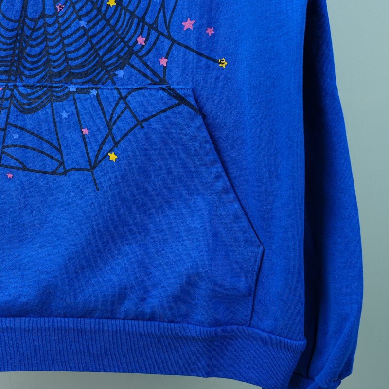 Sp5der TC Hoodie Blue