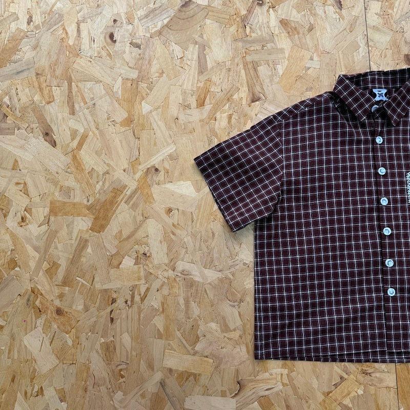 Mertra Plaid Shirt - Brown