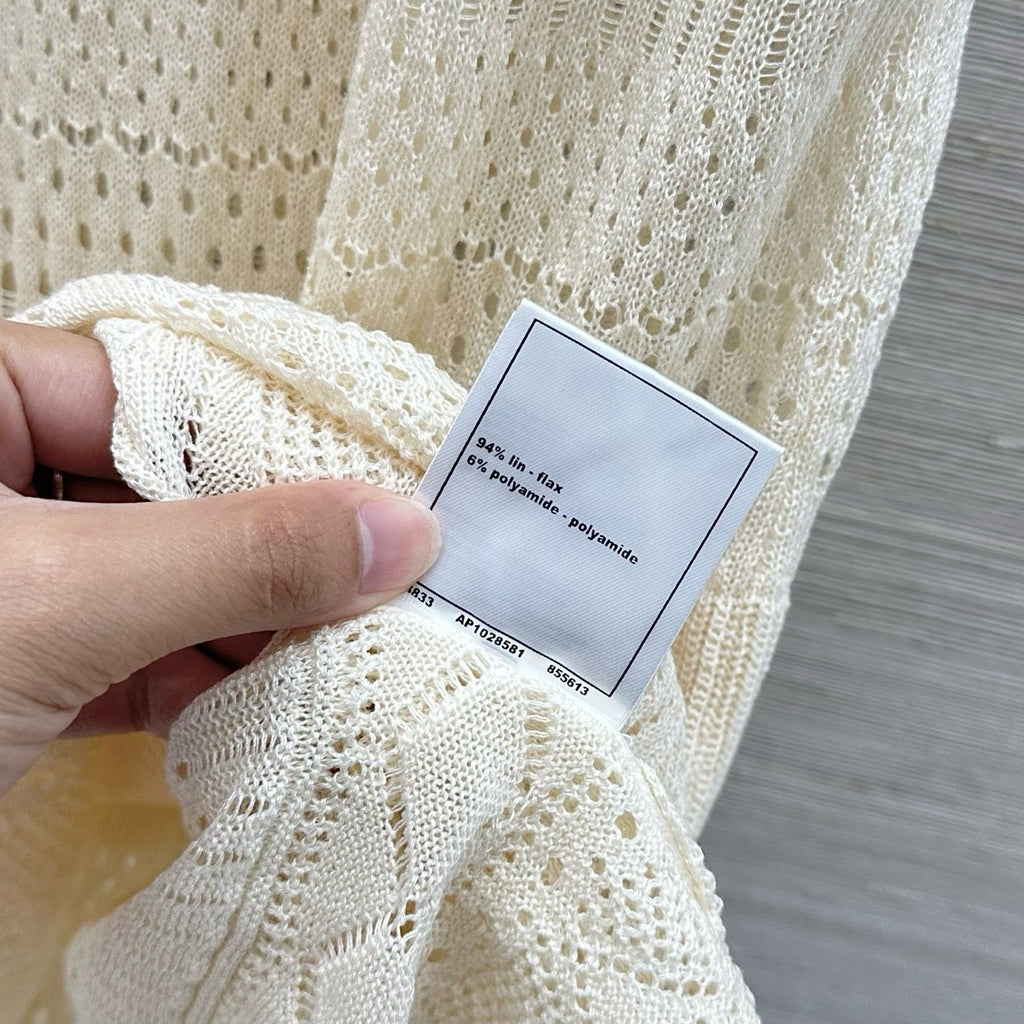 Openwork Knit Dress