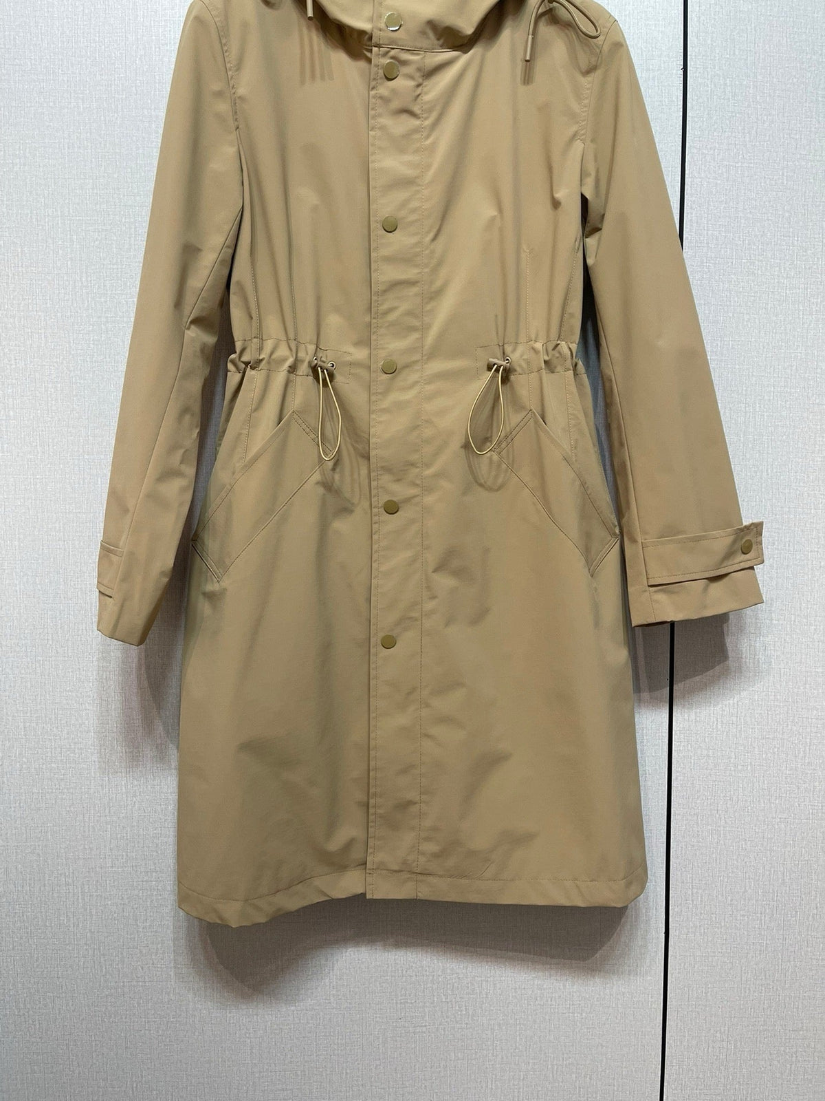 Drawcord Hood Nylon-Cotton Parka