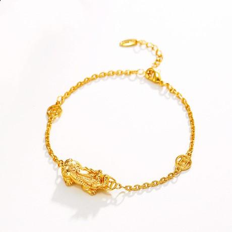 24K Gold Plated Pixiu Wealth Bracelet