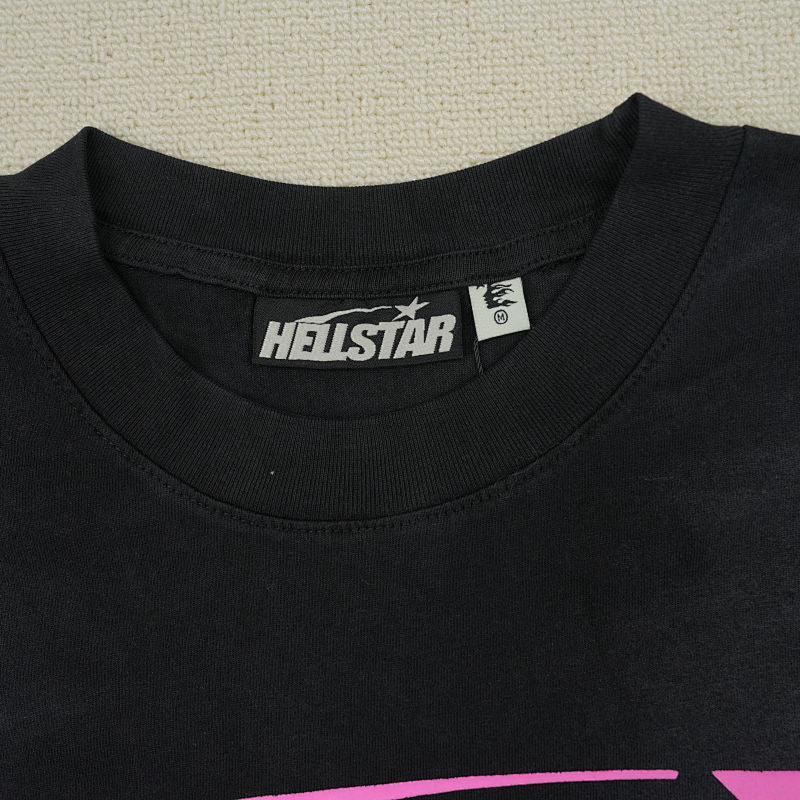 Hellstar Classic T-Shirt (Regular Print)Black/Pink