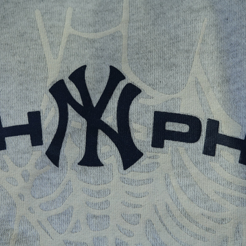 Sp5der Arach NY Phobia Hoodie Ash Grey