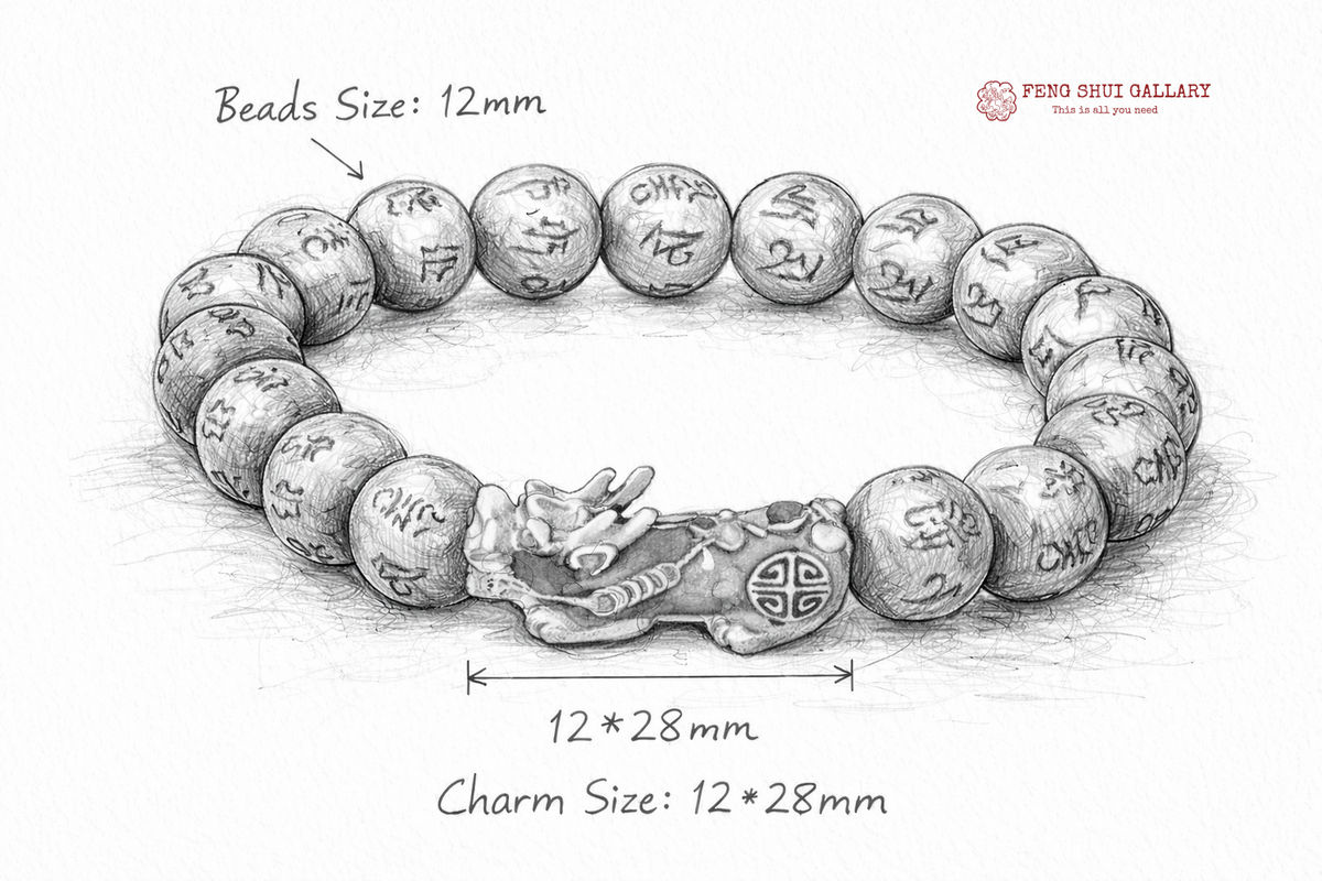 Feng Shui Black Obsidian Pixiu Wealth Bracelet - SPECIAL