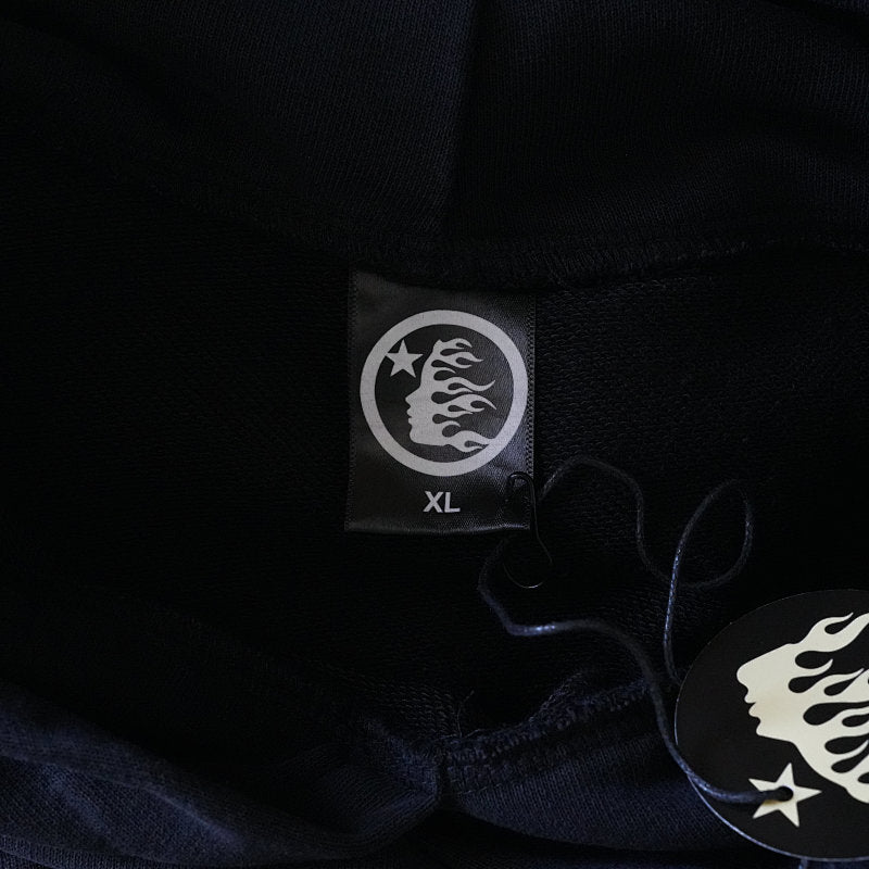 Hellstar Racer Hoodie Sweatshirt Vintage Black