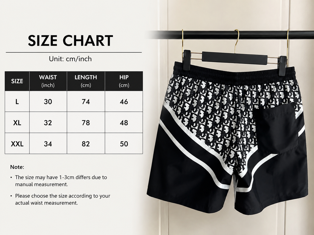 Oblique Swim Shorts
