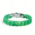 Modular Agate Cuban Link-The Verdant Flow
