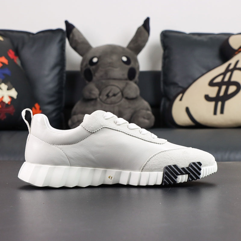 Hermes Bouncing Sneaker - White/Grey