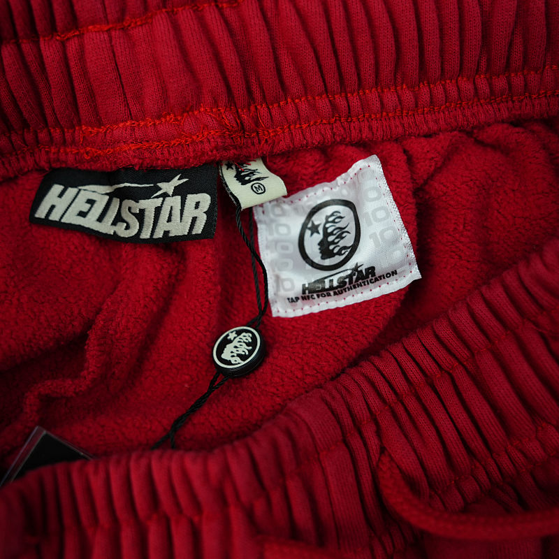 Hellstar Warm Up Shorts Red