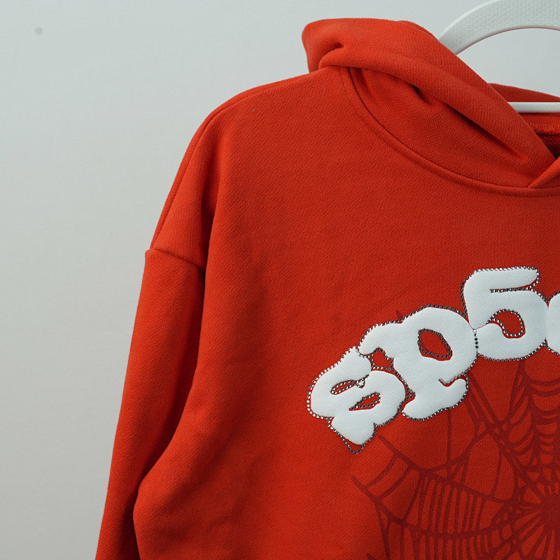 Sp5Der Websuit Hoodie Orange