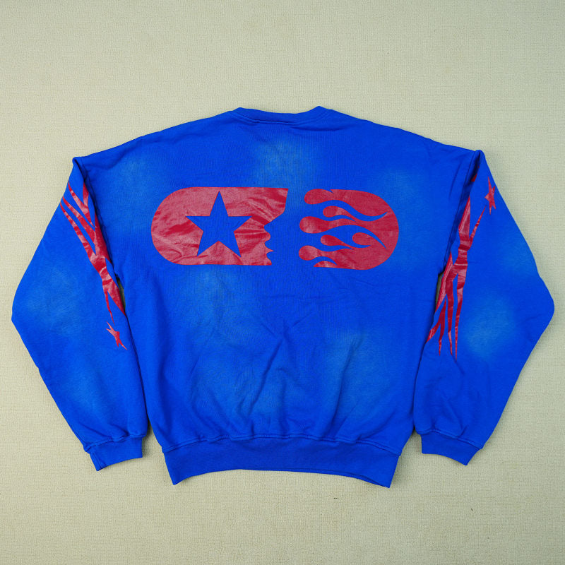 Hellstar Sports Crewneck Blue