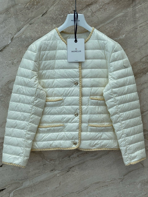 26S Braided Trim Short Down Jacket