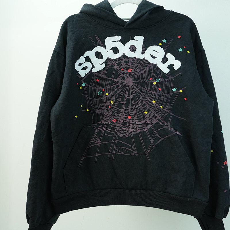 Sp5der Hoodie Black
