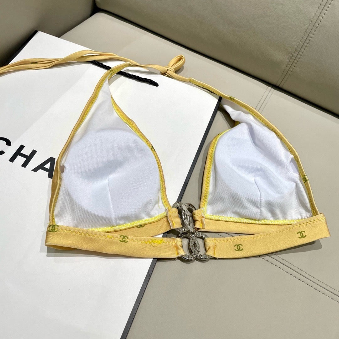 Logo Halter Bikini Set