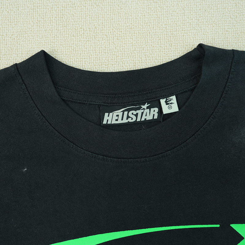 Hellstar Classic T-Shirt (Regular Print) Black/Green
