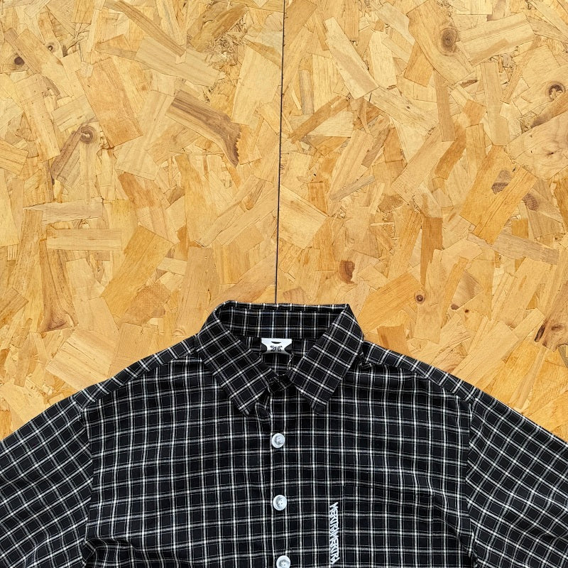 Mertra Plaid Shirt - Black