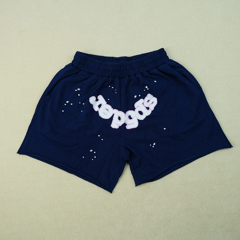 Sp5Der 0G Web Logo Sweat Short Navy