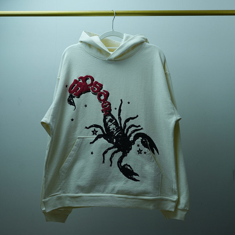 MTS X SP5DER Scorpion Hoodie Cream