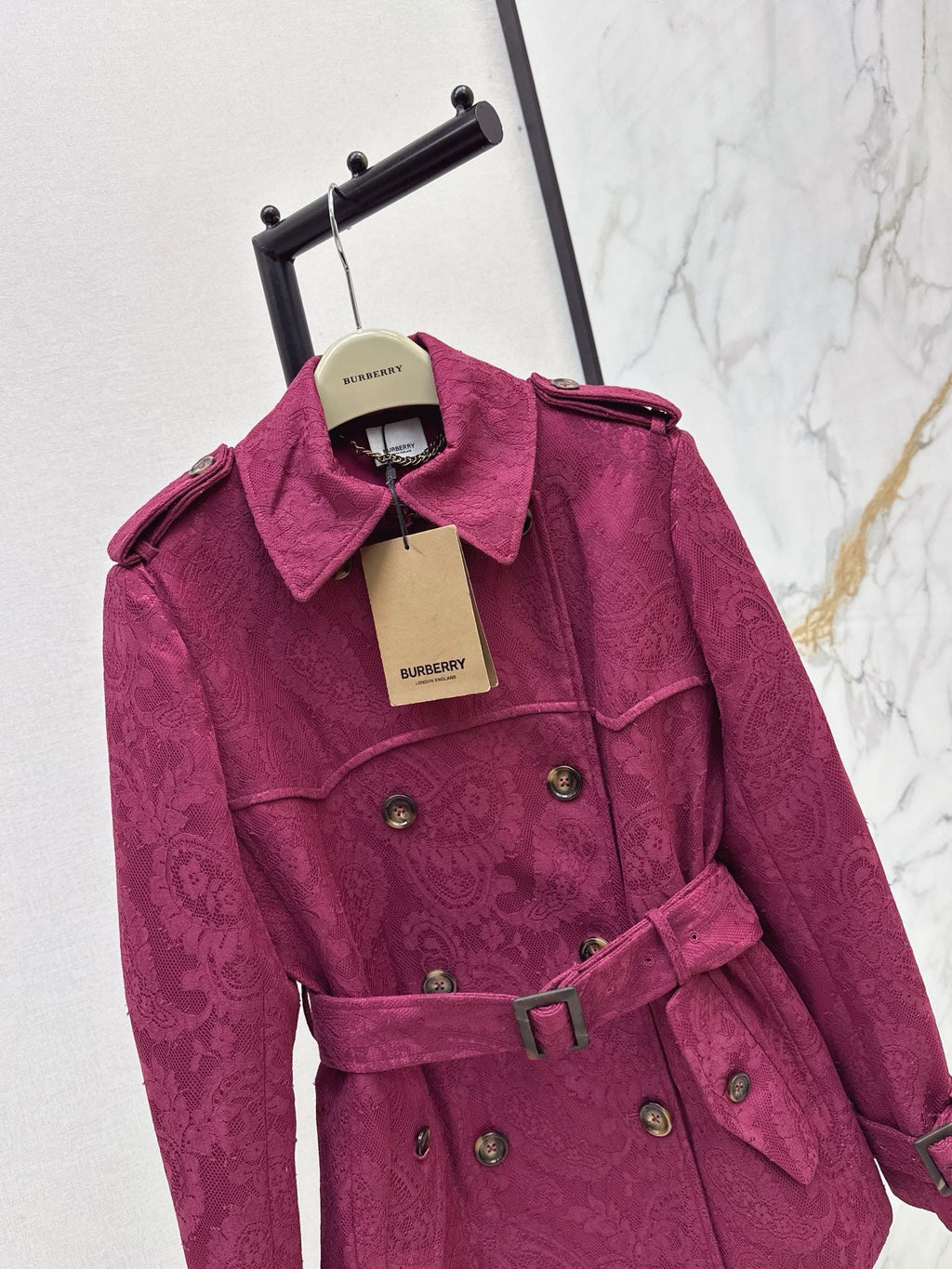 Paisley Lace Foxfield Trench Coat