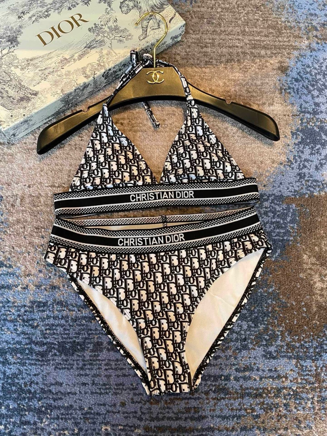 Oblique Bikini Set