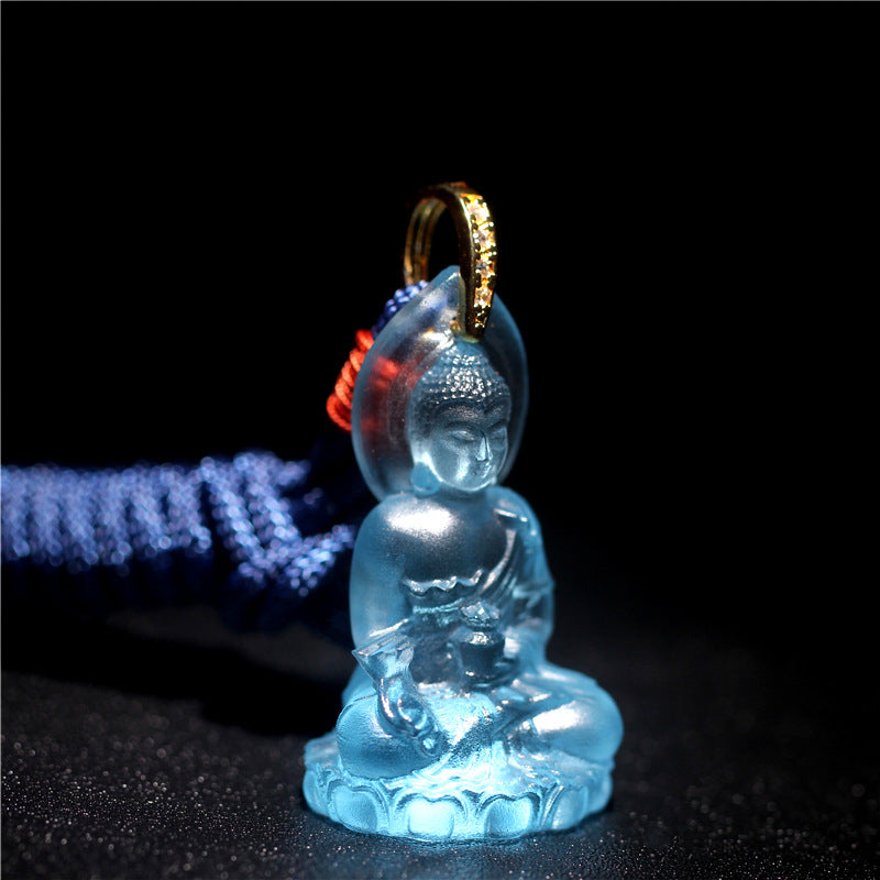 Radiant Liuli Shakyamuni Buddha Pendant ¨C Peace. Blessings & Inner Illumination