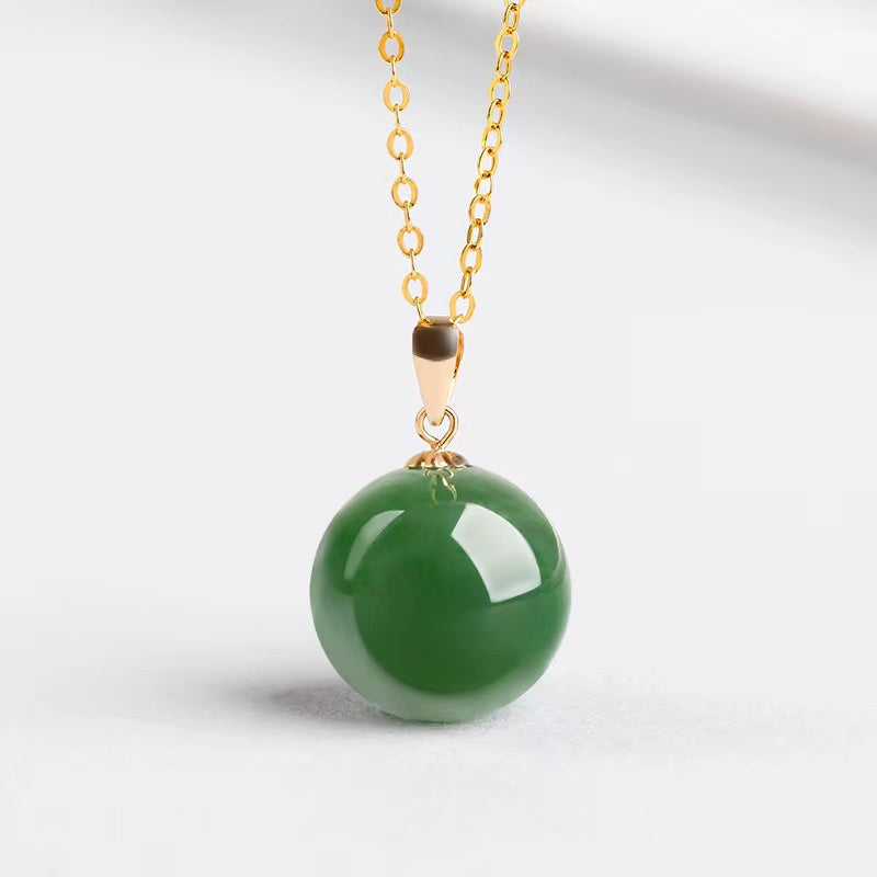 Natural Jadeite Pendant Necklace-Harmony and Balance