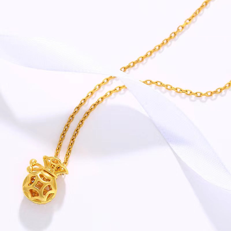 Lucky Money Bag Pendant-Fengshui Wealth