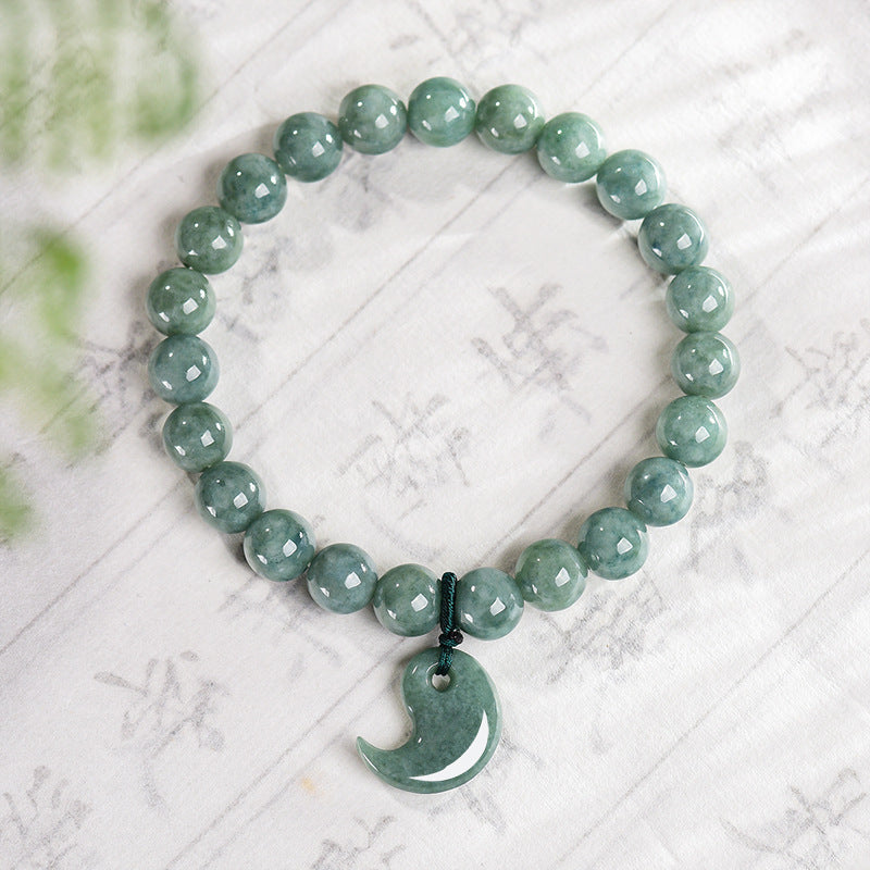Taiji Magatama Jade Bracelet-Balance. Harmony & Peace