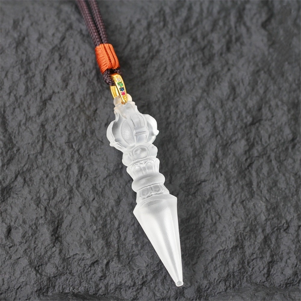 Vajra Phurba Liuli Pendant ¨C Protection. Clarity & Spiritual Strength