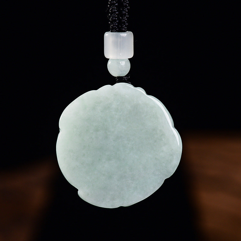 Pixiu Holding Fortune Jade Pendant-Wealth Stability & Prosperity