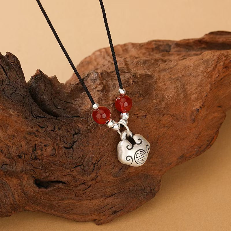 Peace Lock Silver Pendant-Peace and Harmony