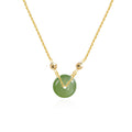 Green Jade Pingan Necklace-Protection and Safety