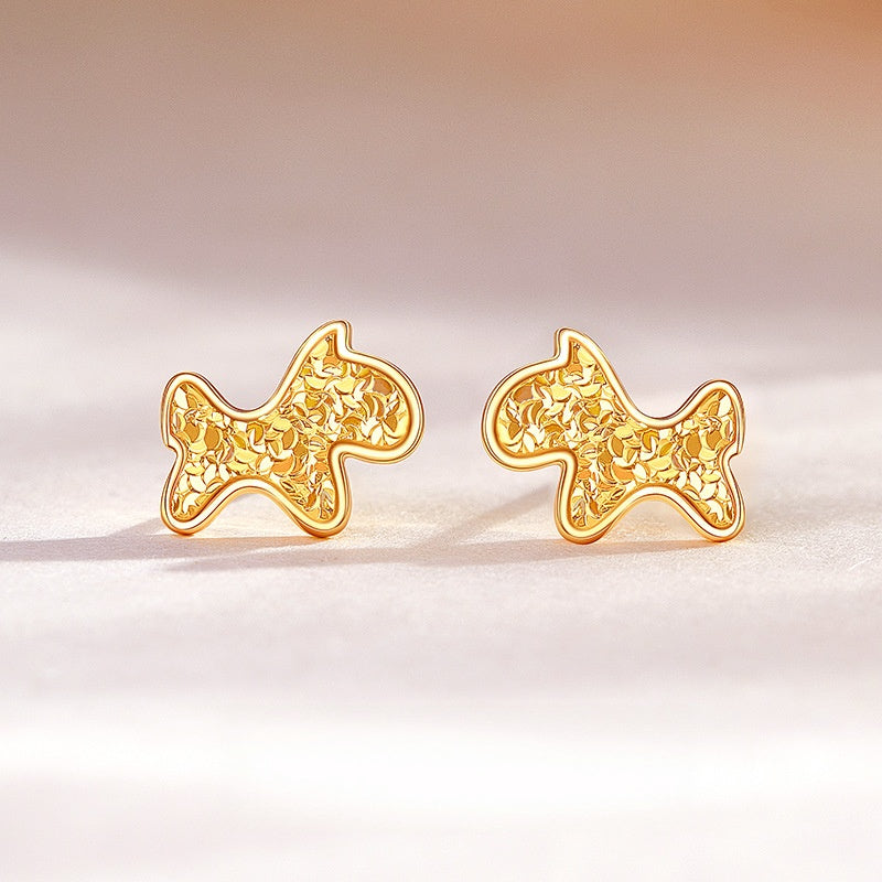 18K Gold-Plated 925 Silver Zodiac Stud Earrings-Your Sign. Your Story