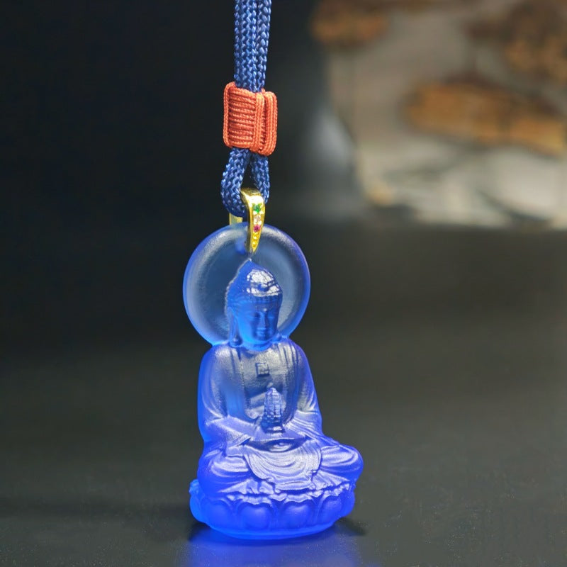 The Divine Radiance: Liuli Medicine Buddha Bhaisajyaguru Pendant