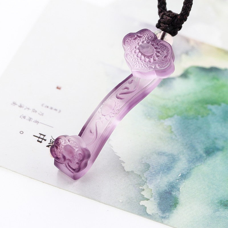 The Flow of Intentions: Handcrafted Liuli Ruyi Amulet