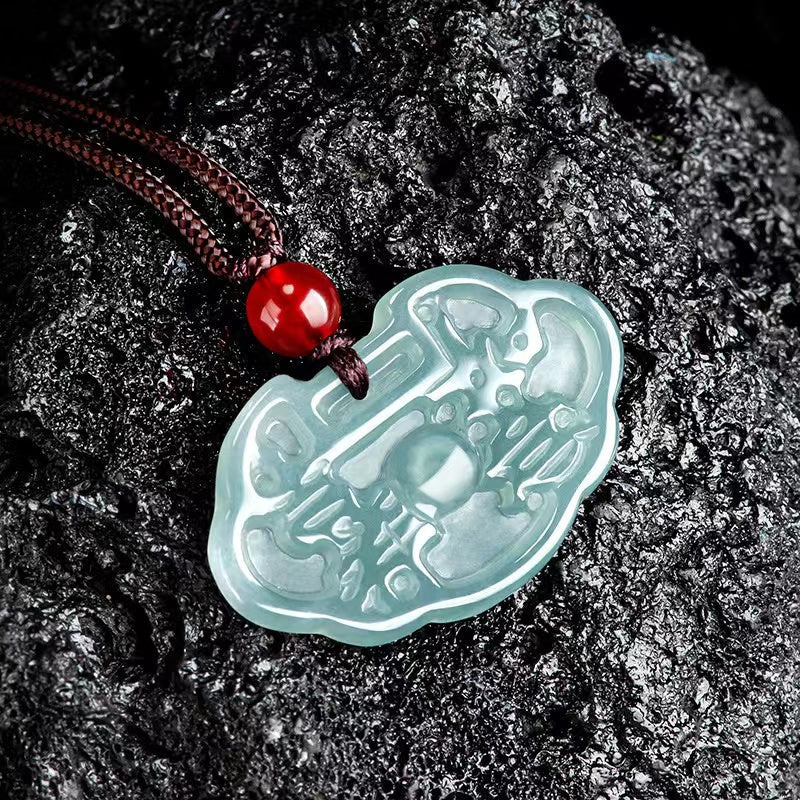 Ruyi Jade Pendant-Auspicious Fortune