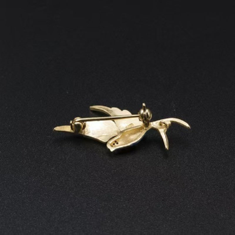 Cloisonne Swallow Pendant Necklace – Symbol of Hope. Freedom & Elegance