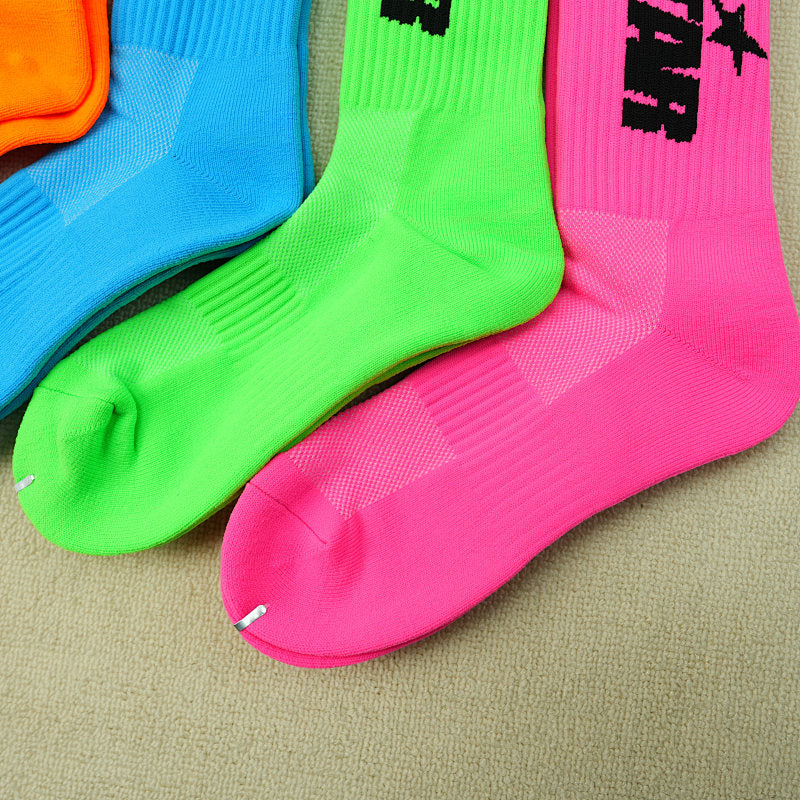 Hellstar Logo Socks (4 Pack) Neon