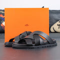 Hermes Izmir Sandal - Noir/Black