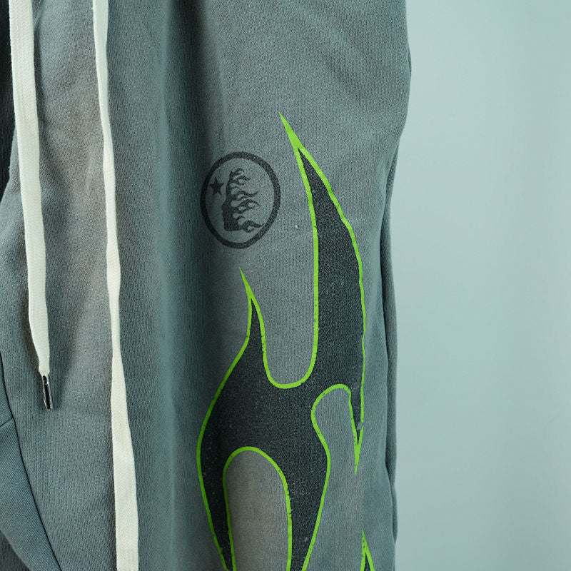 Hellstar Future Fames Sweatpants Grey/Green