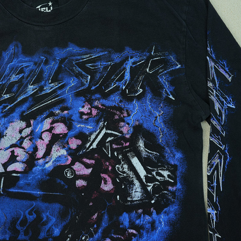 Hellstar Powered By The Star L/S Tee Black