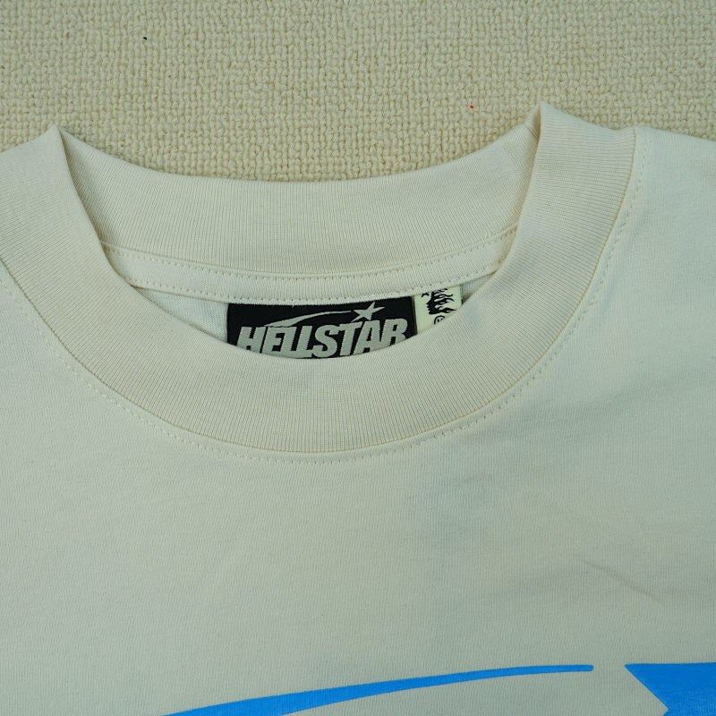 Hellstar Classic T-Shirt (Regular Print) White/Blue