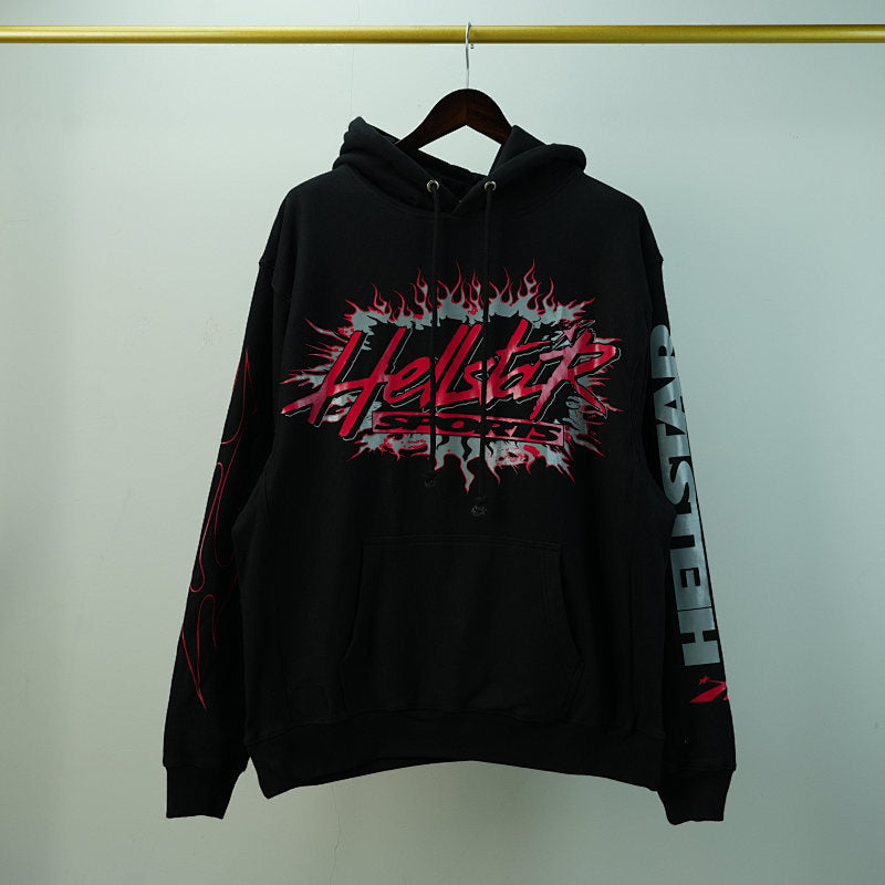 Hellstar Sports Future Flame Hoodie Black