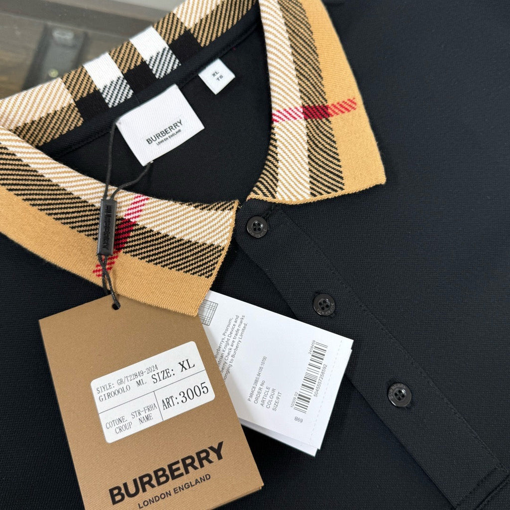 Check Collar Polo Shirt