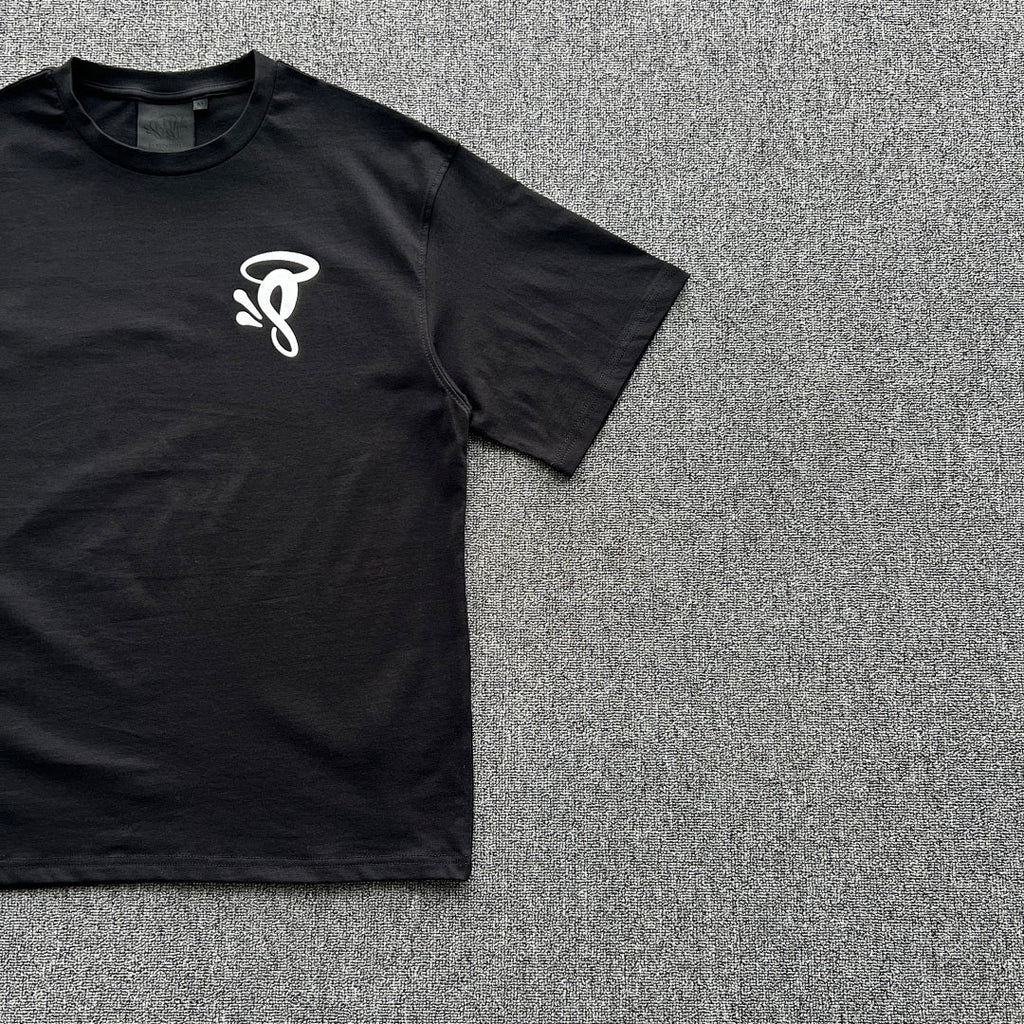 HALO Tee Black White