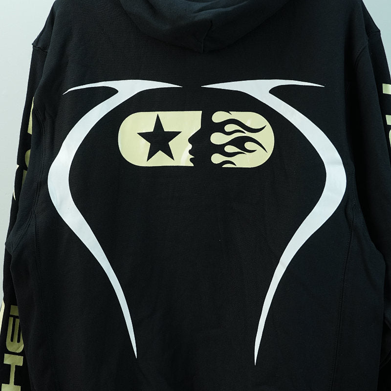 Hellstar Sports Hoodie. Jet Black