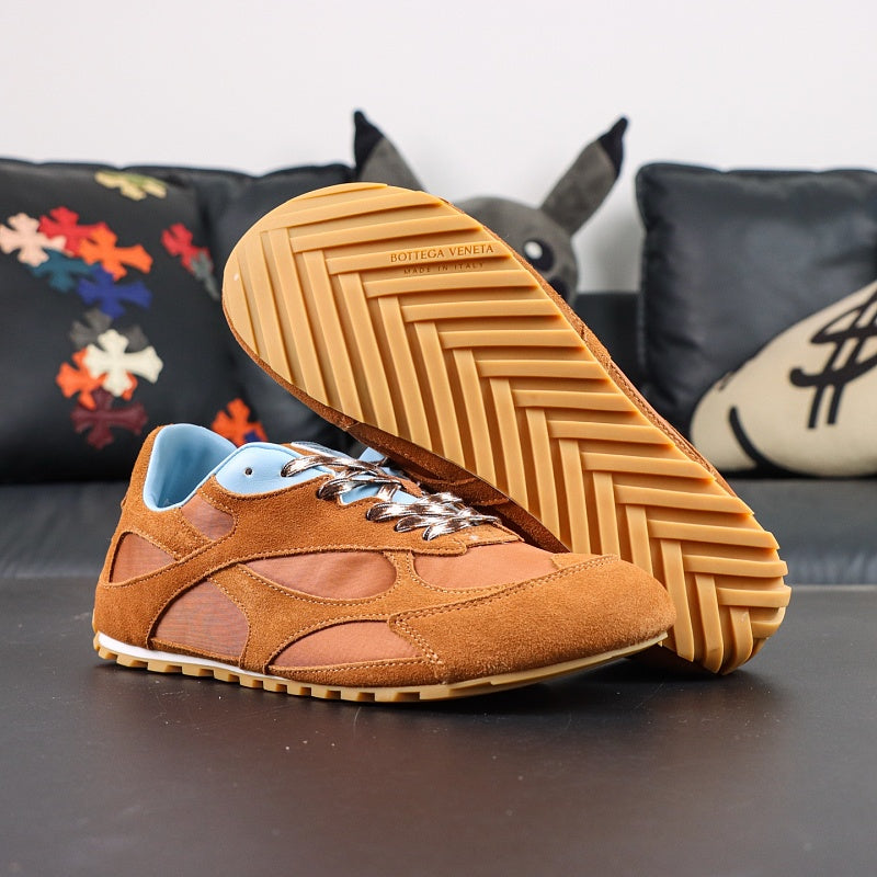 Bottega Veneta Speedster - Caramel/Light Blue