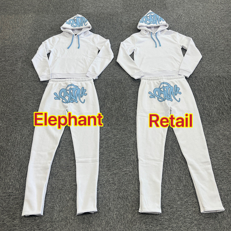Syna-World Tracksuit - White-Blue